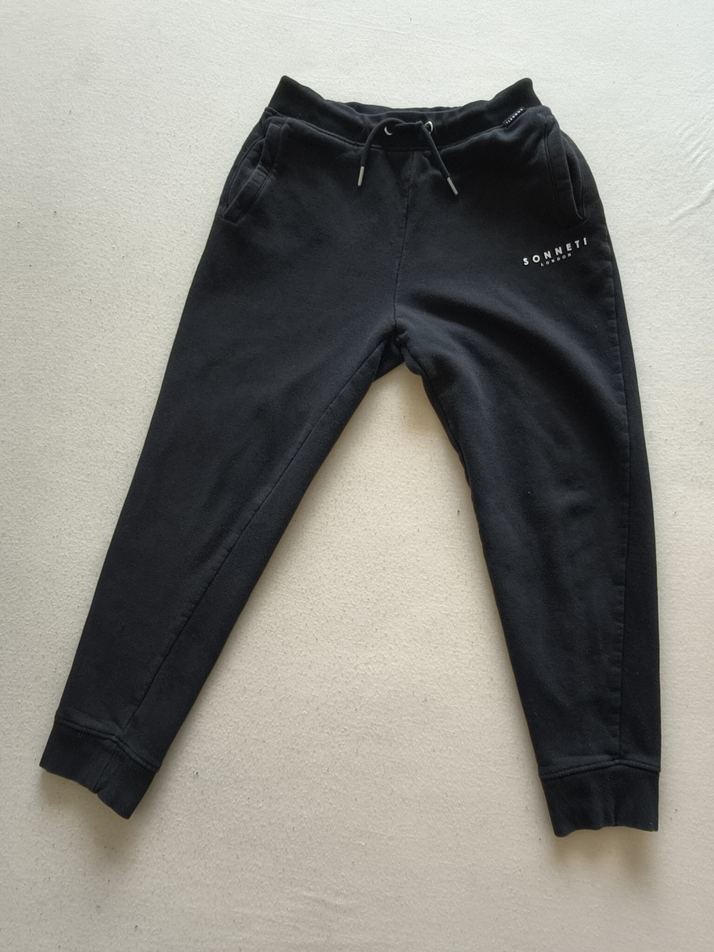 Sonneti London Black Joggers Men’s S Teen Fit